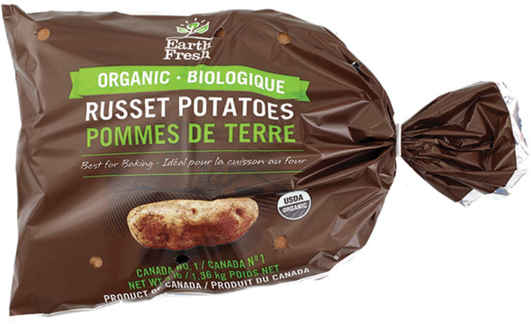 EarthFresh organic russet potatoes