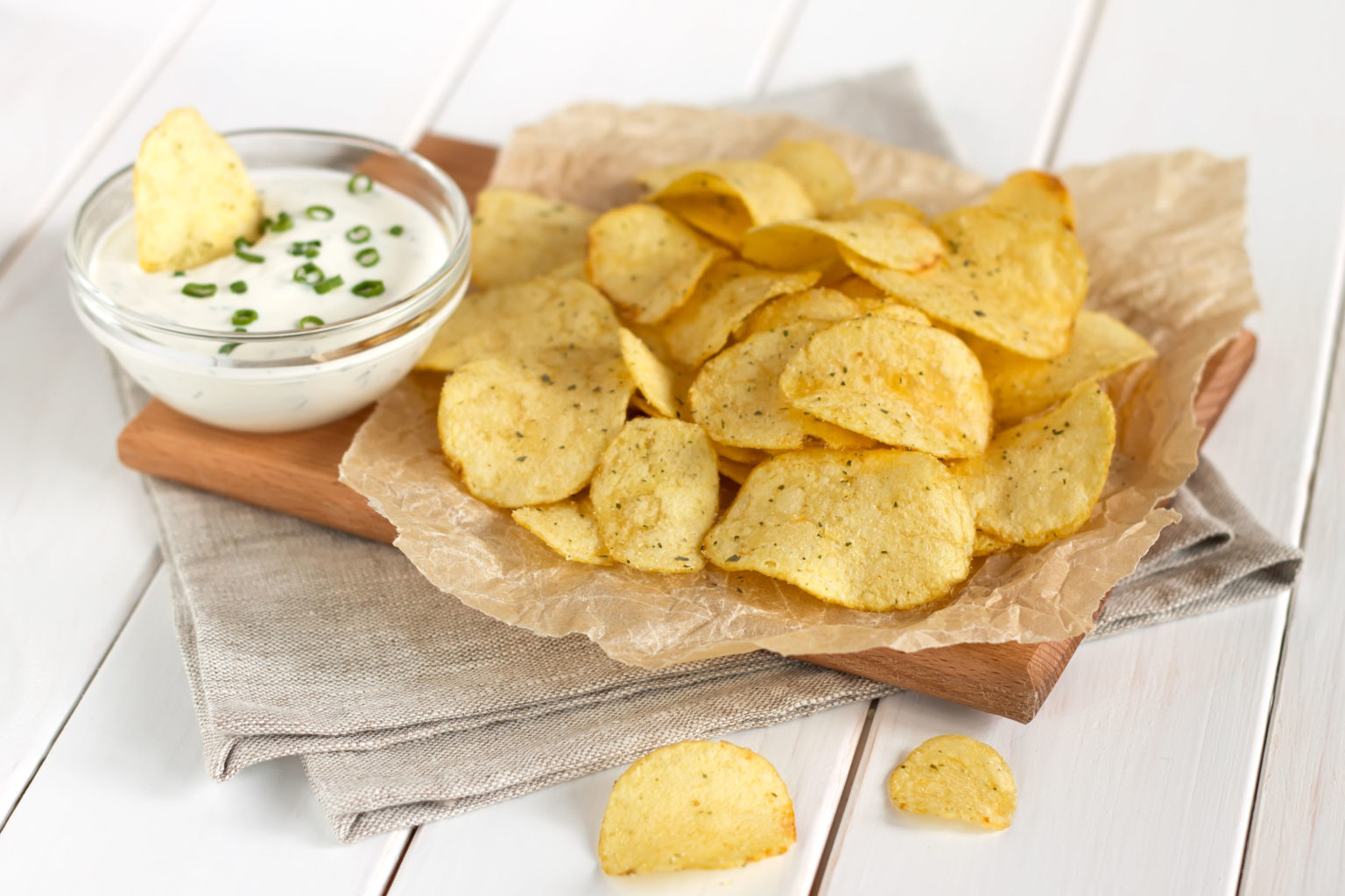 Baked Potato Crisps EarthFresh Recipe