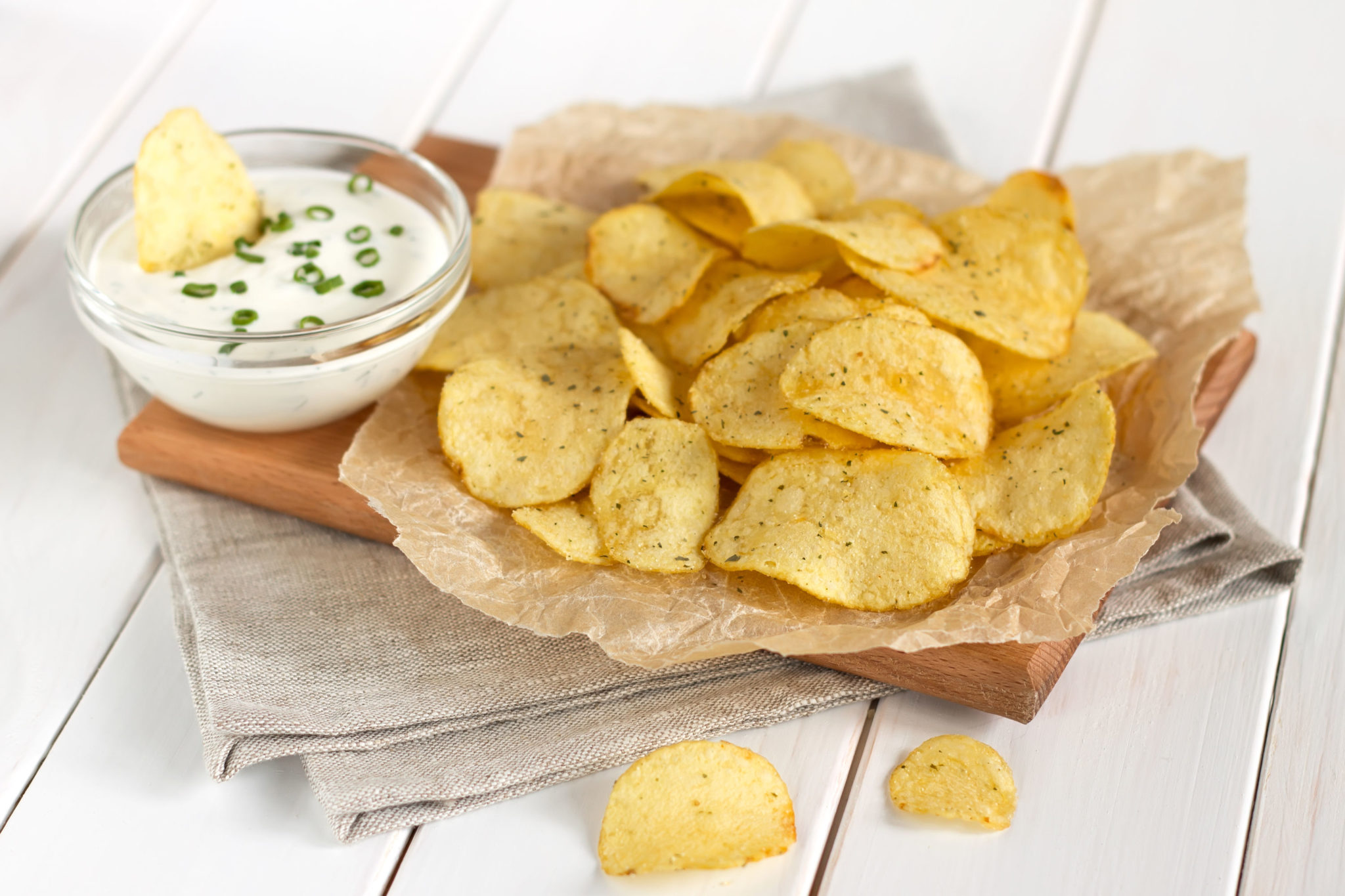 Baked Potato Crisps EarthFresh Recipe