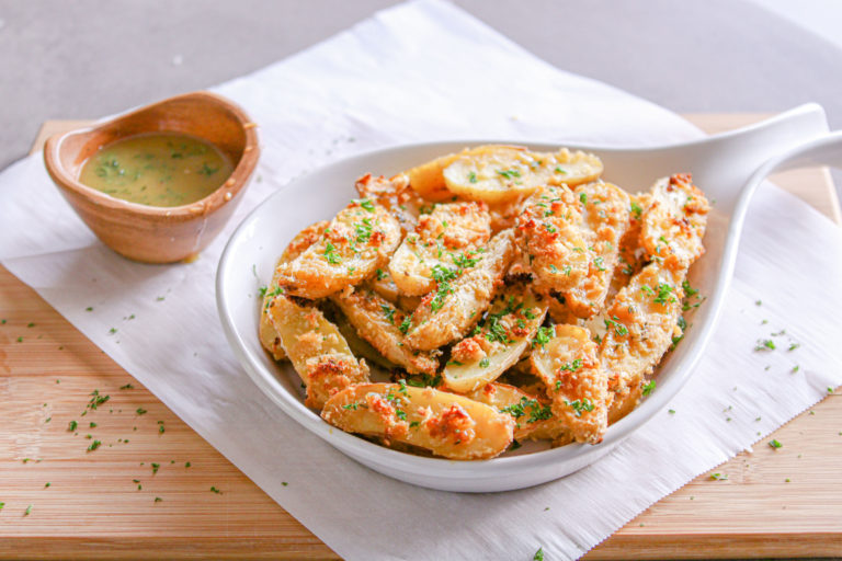 Crispy Honey Dijon Fingerlings