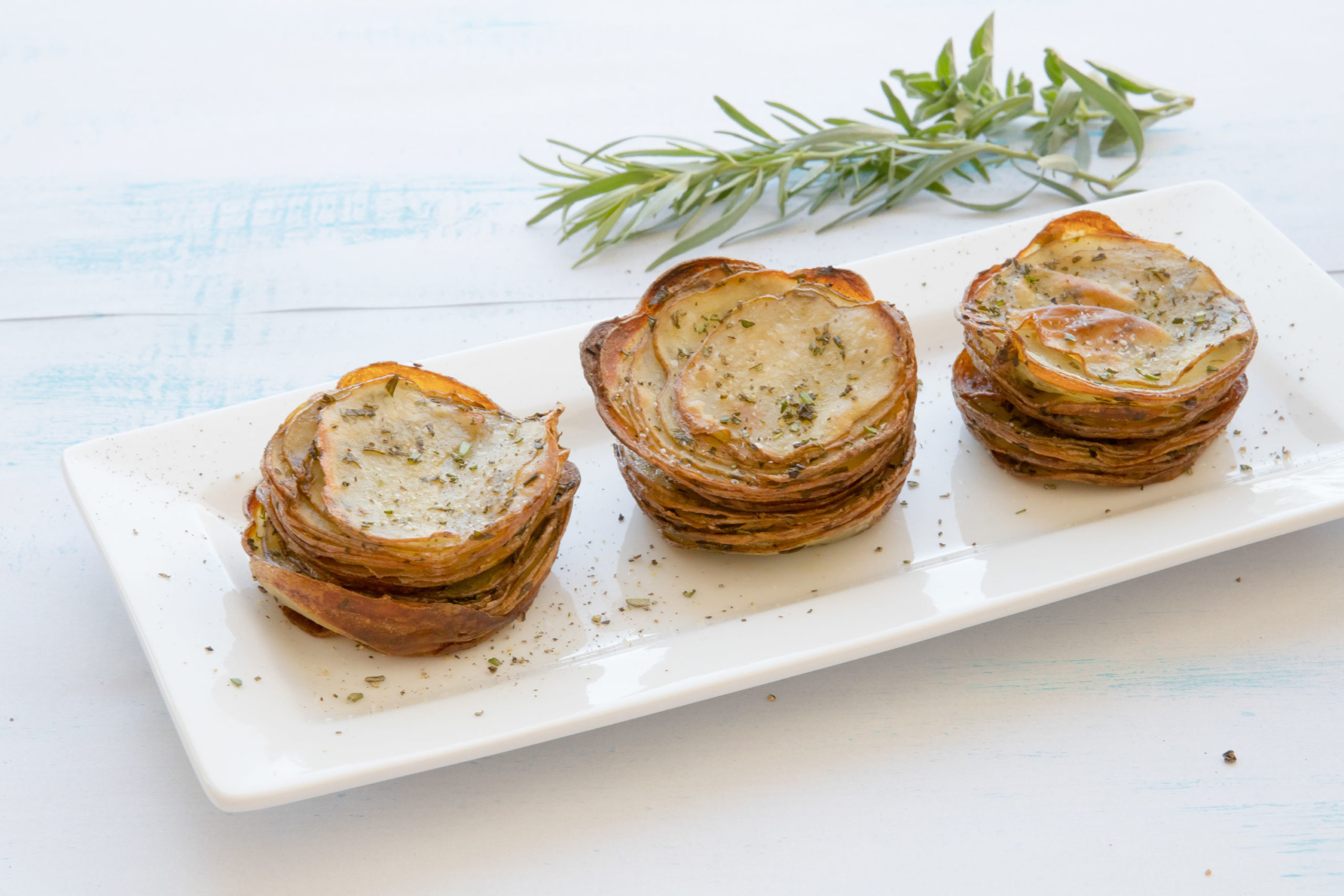 Herbed Potato Stacks - EarthFresh Recipe