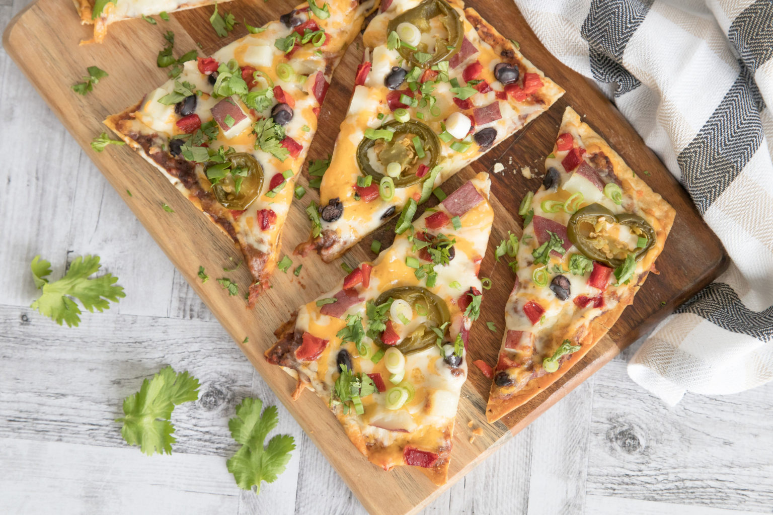 Baked Mexican Potato Flatbread EarthFresh Recipe