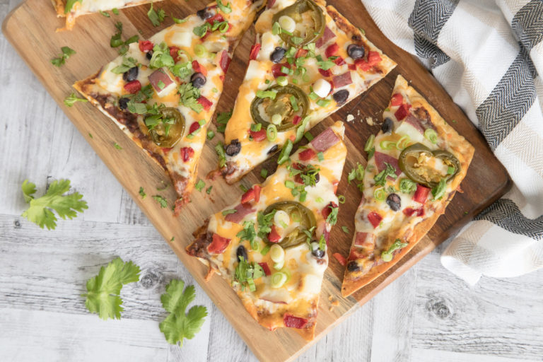 Baked Mexican Potato Flatbread