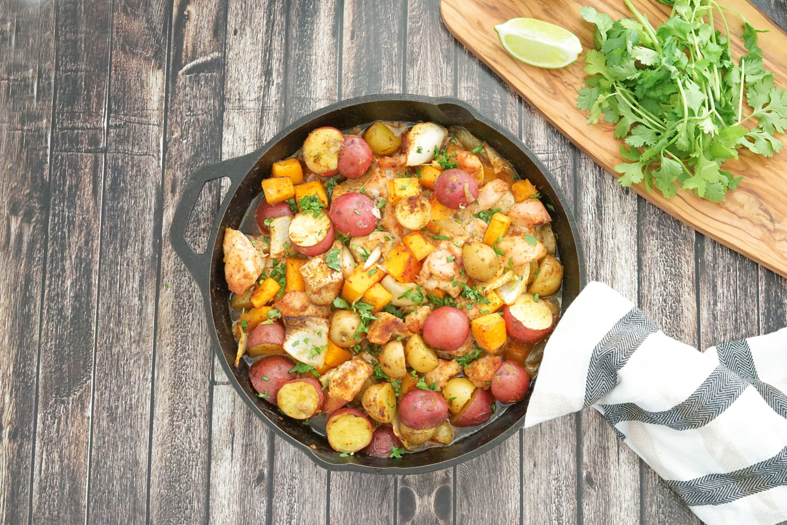 One-Pan Chili Lime Chicken and Potatoes - EarthFresh Recipe