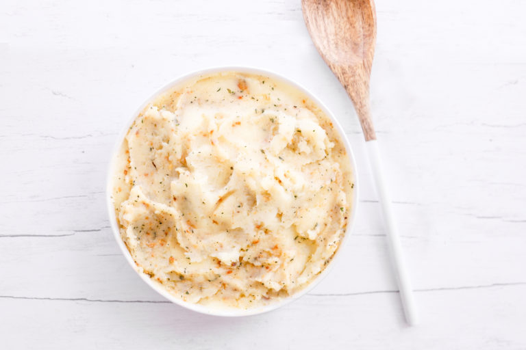 Roasted Garlic and Herb Mashed Potatoes