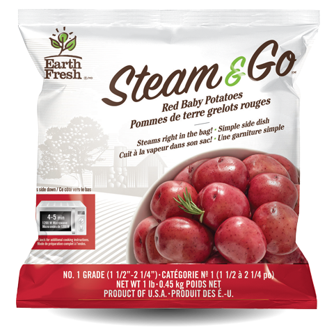 Value Added red baby potatoes steam and go