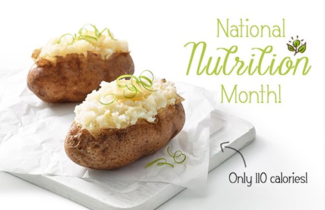 National nutrition month only 110 calories