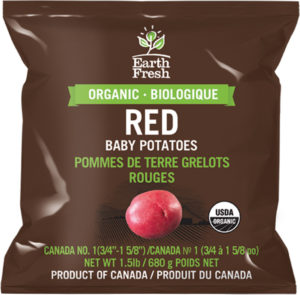 EarthFresh organic red baby potatoes