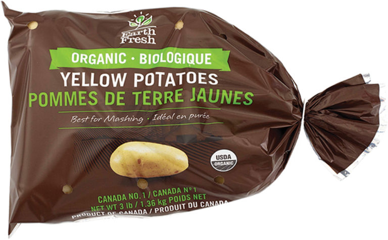 EarthFresh organic yellow potatoes