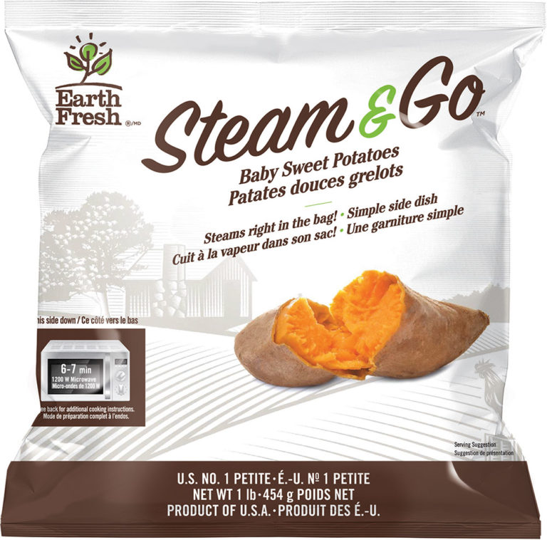 EarthFresh Steam and Go Baby Sweet Potatoes
