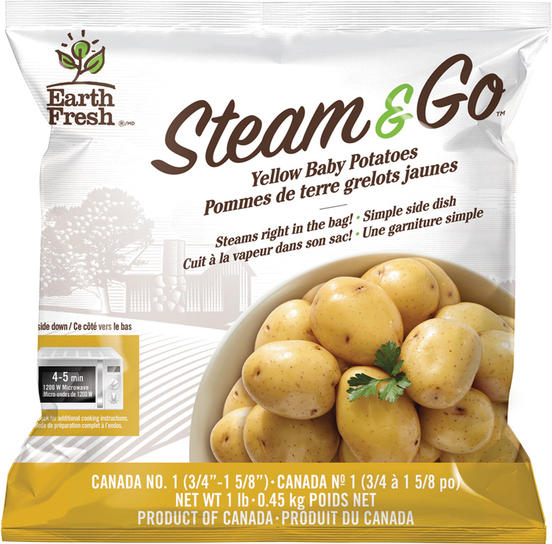 Steam & Go Yellow Baby Potatoes EarthFresh