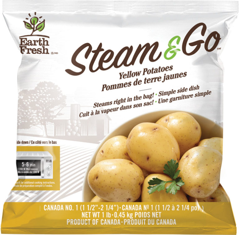 EarthFresh Steam and Go Yellow Potatoes