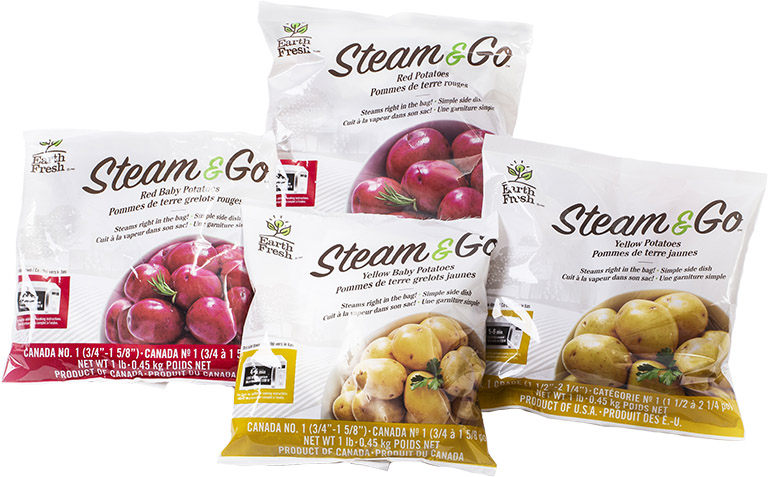 Collection of EarthFresh Steam and Go products
