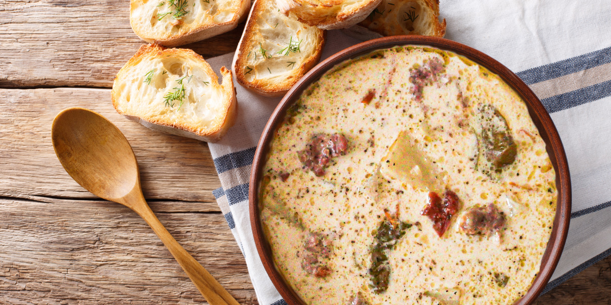 Crockpot Tuscan Potato and Sausage Soup