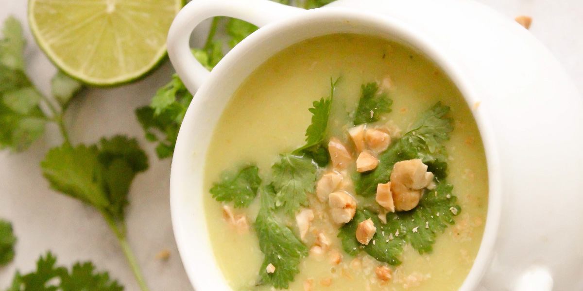 thai potato soup made with white potatoes