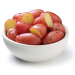 bowl of red potatoes