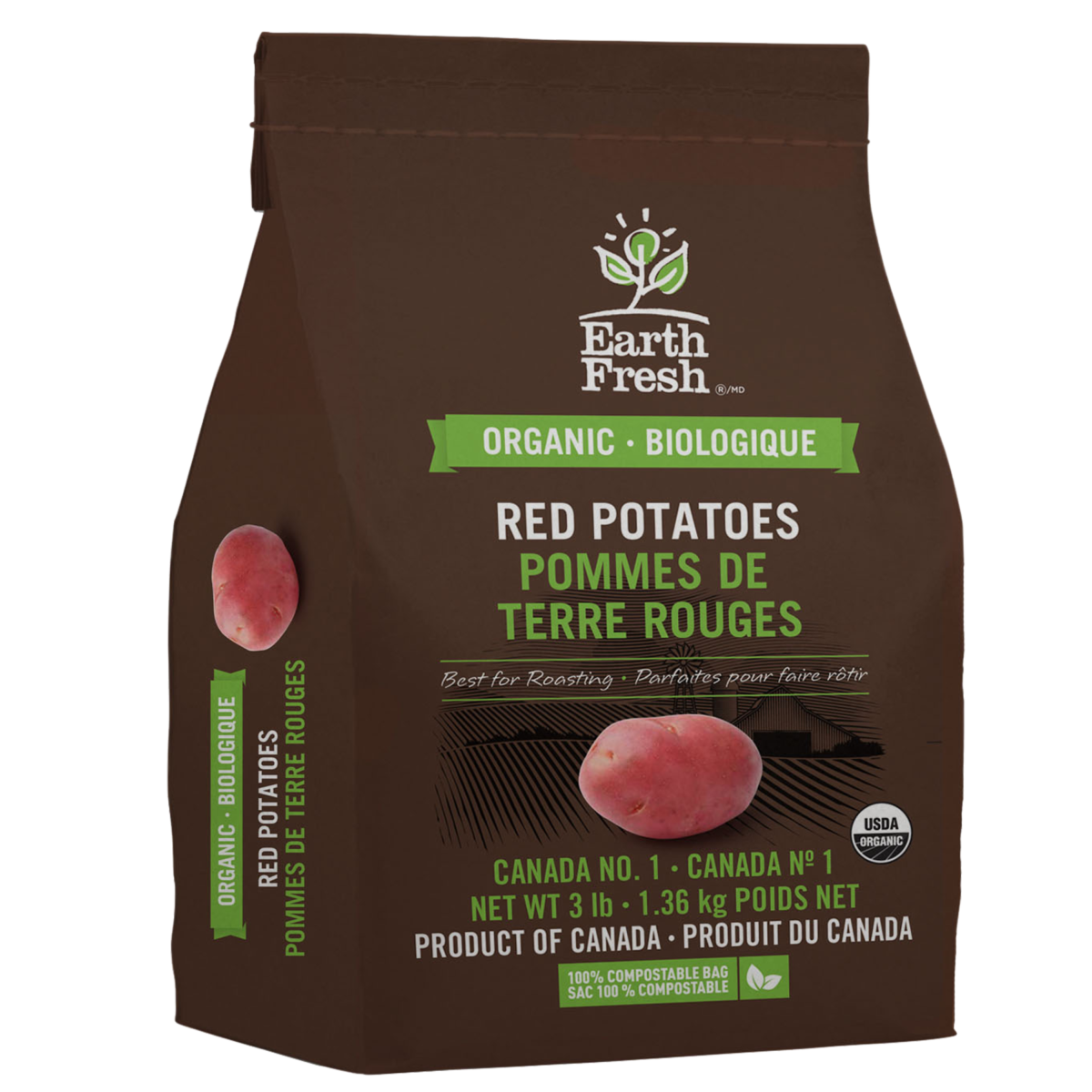 Organic Red Potatoes EarthFresh