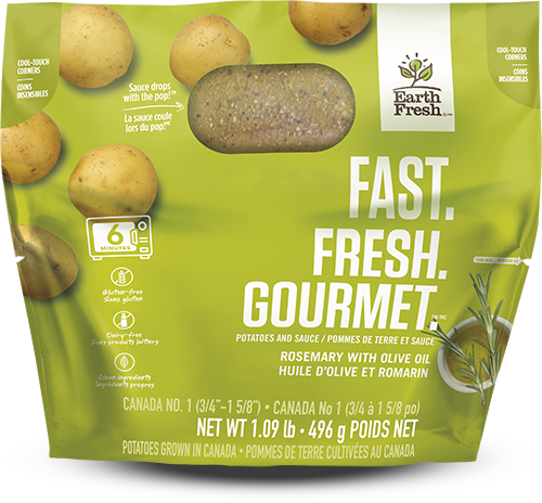 Fast. Fresh. Gourmet. product package