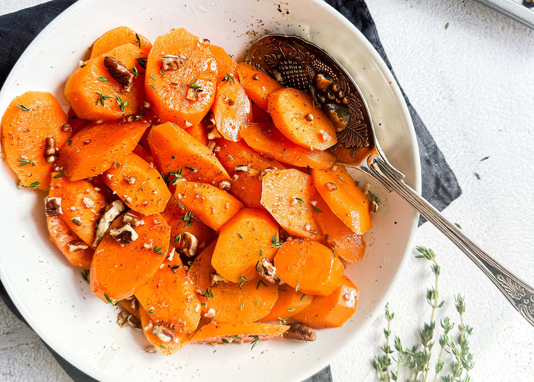 Pecan Pie Glazed Carrots - EarthFresh Recipe