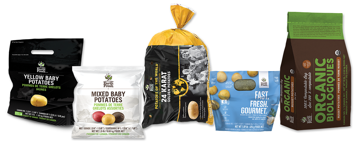 EarthFresh Packaging Lineup