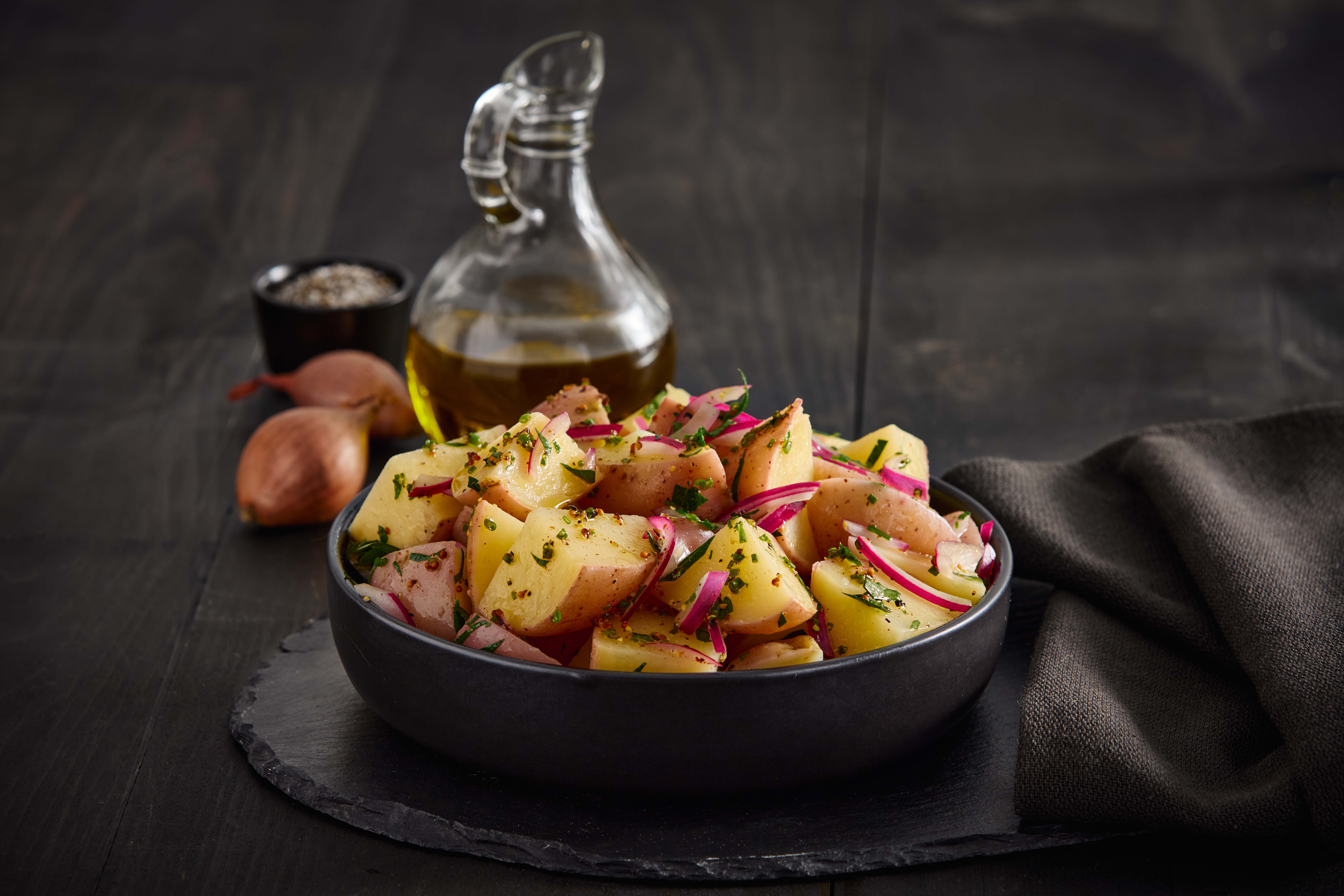Butter Gold Warm Herbed Potato Salad - EarthFresh Recipe