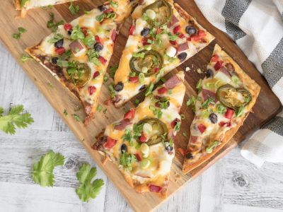 Baked Mexican Potato Flatbread